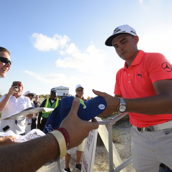 Rickie Fowler at the Hero World Challenge