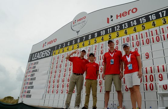 Volunteers at the Hero World Challenge
