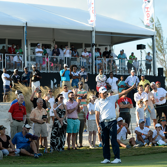 Fans close access at the Hero World Challenge